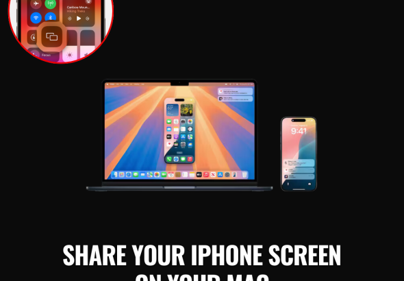 How to mirror your iPhone screen on mac